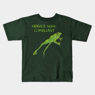 Gender Non-Compliant Frog Kids T-Shirt